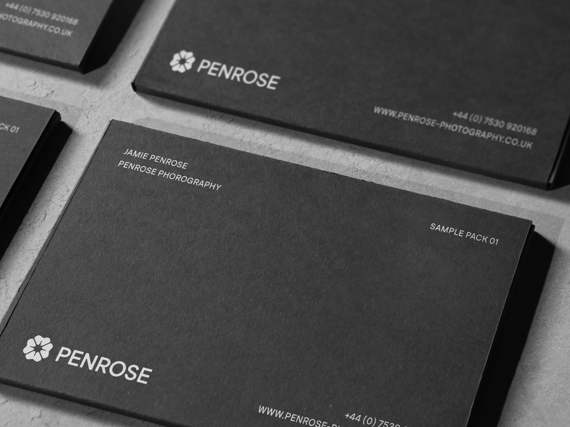 Print design for a photographer